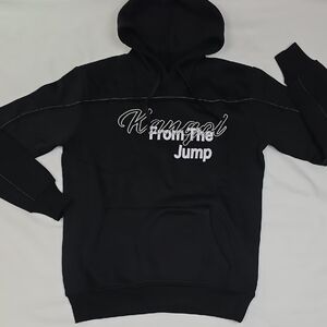 Kangol Black Hoodie with Graphic Texth kangol M NEW